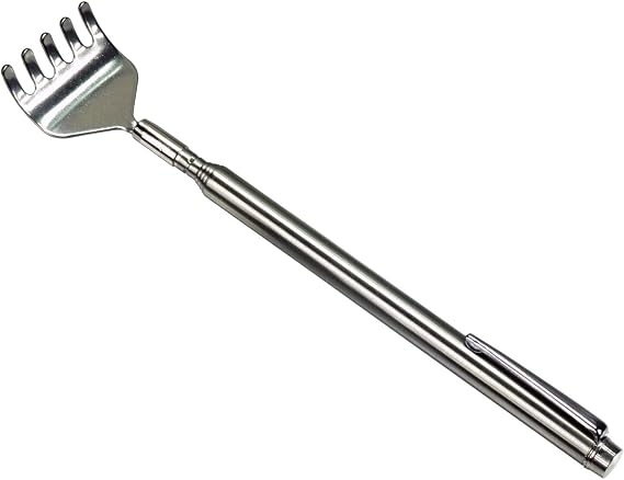 HTS 314A0 20" Chrome Extendable Telescoping Back Scratcher (Single)