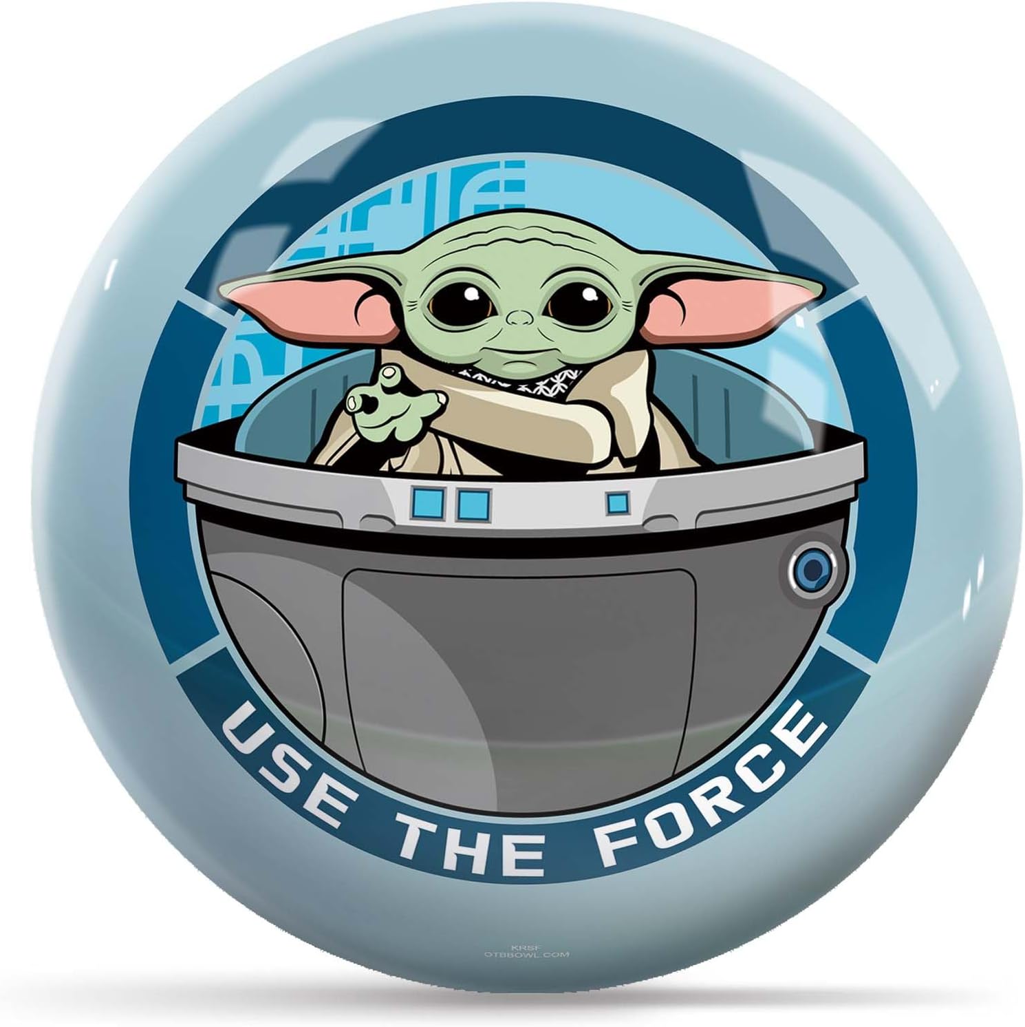 KR Strikeforce Star Wars Grogu Undrilled Bowling Ball