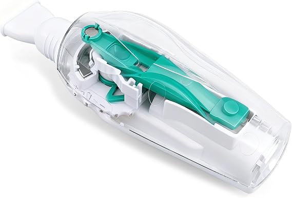 DEFUNX Breathing Exercise Device for Lungs - Flutter Valve Mucus Removal Device - Breath Trainer Green