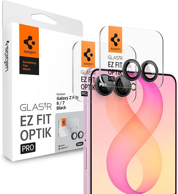 Spigen Camera Lens Protector for Galaxy Z Flip 8 / Galaxy Z Flip 7-2 Pack