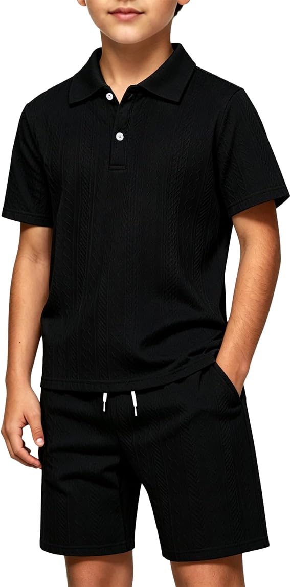 Boys Clothes Button-Down Polo Kids Outfits