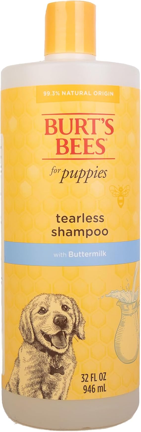 BURT'S BEES FOR PETS Tearless Puppy Shampoo, Buttermilk, 32 Fl Oz