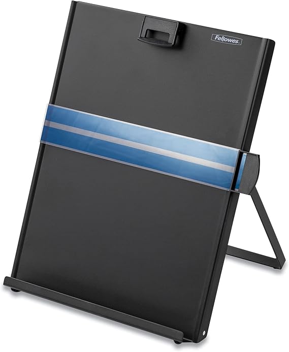 Fellowes Kopy-Aid Black Letter Copyholder (11053), 11.4" x 10.6" x 8.4"