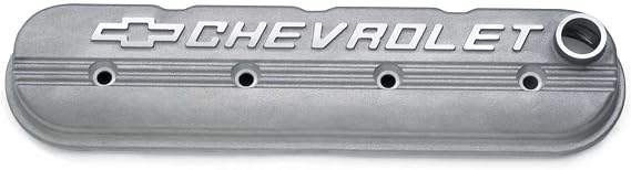 GM Performance PartsGM Parts 25534398 Aluminum Valve Cover with Hole for Small Block Chevy LS
