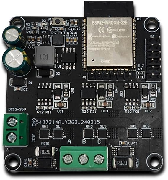 SimpleFOC High-Power Brushless Motor Driver Board 20A Brushless Motor Driver Board Wireless WiFi Bluetooth Motor Driver Board