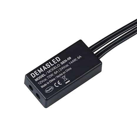IR Door Sensor Switch, ON/Off, 12-24V, 6A, Motion-Activated for Cabinet and Closet Lighting