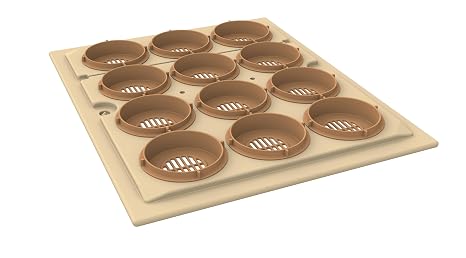 Apimaye Comb Honey Jar Adapter for 10 Frame Hives (2)