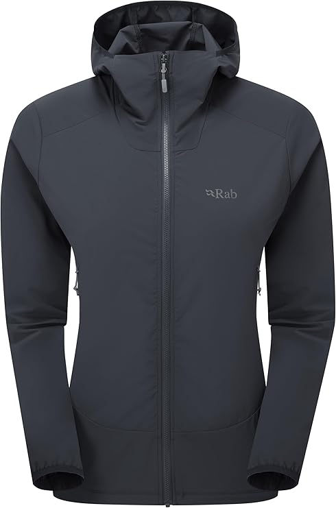 Rab Women's Borealis Hoody Jacket | Lightweight, Water-Repellent, Softshell Coat for Hiking & Climbing