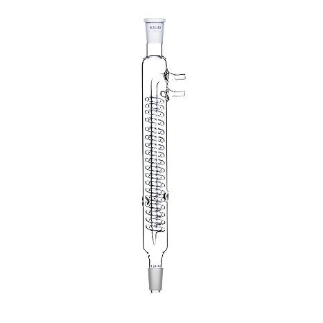 300mm,24/40,Glass Spiral Reflux Condenser,New Advance Lab Glassware