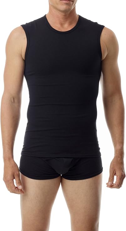 Underworks Cotton Bulge Concealer Compression Muscle Shirt Top 974