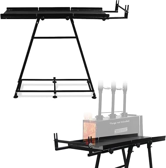 SIMOND STORE Blacksmith Forge kit Stand 36 inch - Blacksmithing Starter kit