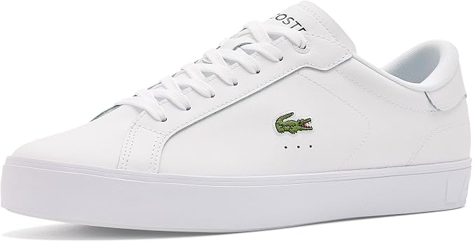 Lacoste Powercourt Graphic Leather Sneakers