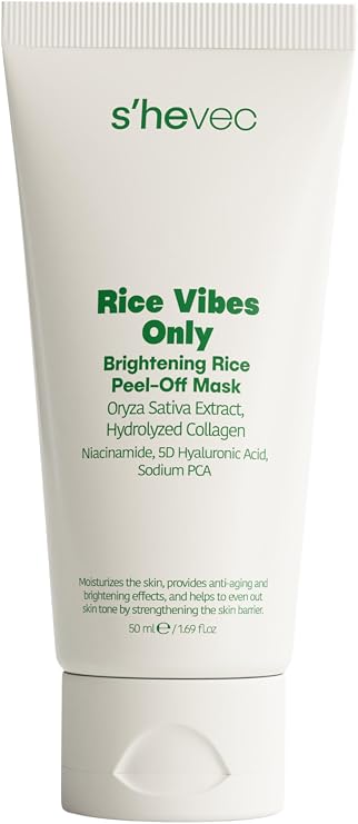She Vec Rice Vibes Only – Aydınlatıcı Pirinç Maske (%100 Vegan)