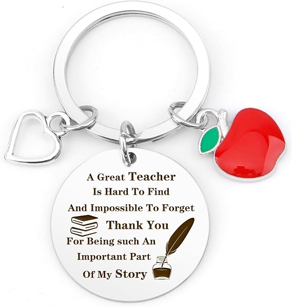 Teacher Appreciation Gifts Graduation Birthday Retirement Christmas Teachers Day Valentines Day Thanksgiving Retirement End of Year Gifts for Teachers Women Keychain Stocking Stuffers