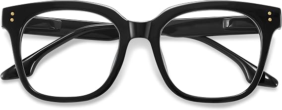 Oversized Reading Glasses for Women & Men - Blue Light Blocking for Computer/Phones, Magnifying Readers