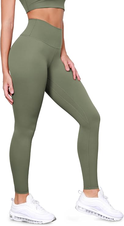 ODODOS Tummy Control Compression Leggings for Women, 25" / 28" High Waist Workout Running Yoga Pants