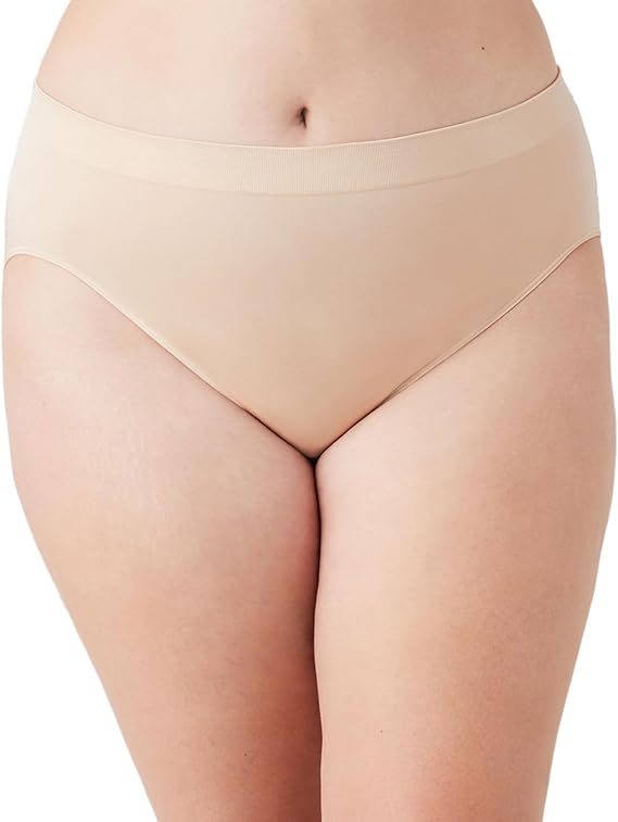 Wacoal Women's B-Smooth Seamless Full Coverage Hi-Cut Brief Panty, 834175