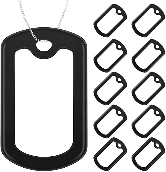 10 Pack Silicone Military Dog Tag Silencers