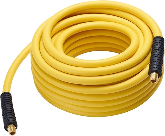 1/2"x100FT AIR HOSE 1/2' WP 300PSIMNPT Fittings Heavy Duty, Lightweight Air Compressor Hose
