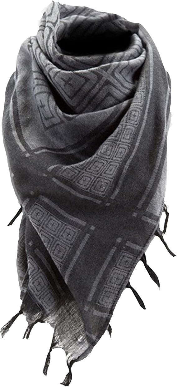 Tactical Desert Keffiyeh Arab Scarf Women Shemagh Tassel Scarves Neck Wrap