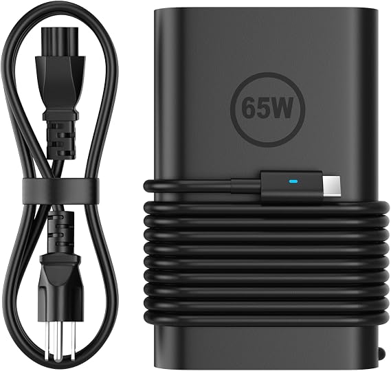 65W USB C AC Adapter Laptop Charger Compatible with Dell Latitude | Compatible with Dell Latitude 3450 5520 7420 5420 5550 5450 5440 5430 5540 5530 7440 Inspiron 14 16 XPS 13 Chromebook 3100