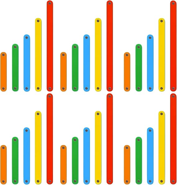 30 Pcs Magnetic Polygon Splicing Strips, Learning Set for Classroom, Interactive Math Demonstration Tool, Hands On Geometry Instruction Device