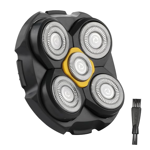 1 Pack Head Shaver Replacement Heads Compatible with Microtouch Titanium Head Shaver,Hypoallergenic Wet/Dry Shaving for Blad Men