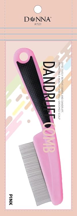 Donna Dandruff Fine Tooth Comb - Premium Flea Comb and Lice Comb for Effective Hair and Scalp Care