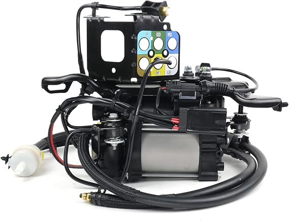 949-300 Air Suspension Compressor with Bracket Replacement for 2011-2020 Jeep Grand Cherokee Part# 68204730AI 68041137AD 68204730AC 68041137AF 68041137AG 68204730AH