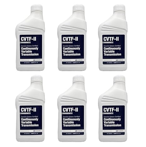 Subaru Crosstrek Legacy Outback Forester Impreza CVTF-II Automatic Transmission Fluid (6 Quarts) - SOA427V1660 - Genuine OEM