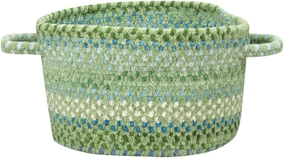 Capel Rugs Waterway, 16" Basket, Green - for Living Room, Bedroom, Dining Room