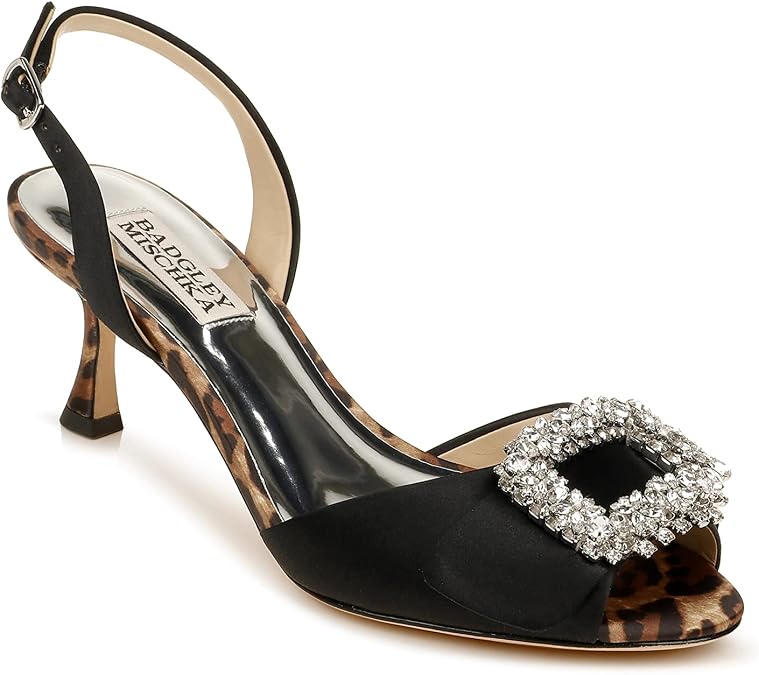 Badgley Mischka Women's Ankle-Strap Heeled Sandal