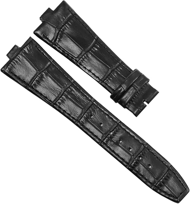 Genuine Leather Watchband For Vacheron Constantin OVERSEAS Series 4500V 5500V P47040 Stainless Steel Buckle Men Watch Strap 25 * 8mm