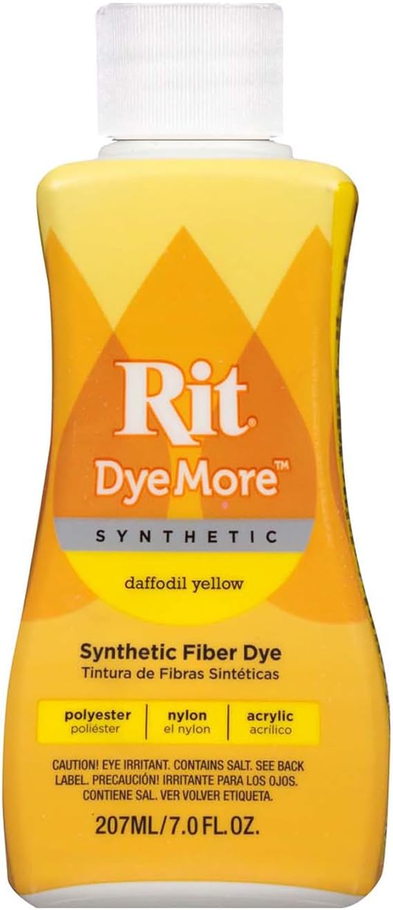 Rit DyeMore Liquid Dye, Daffodil Yellow 7 Fl Oz (Pack of 1)