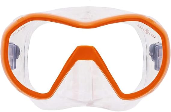Aqualung Plazma Dive Mask - Lightweight Low-Volume Frameless Silicone Panoramic Underwater Diving Mask with Pressure Reduction Zones, Quick Fit Buckles & Advanced Fit Technology