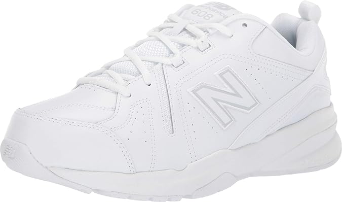 New Balance Men's 608 V5 Casual Comfort Cross Trainer, US Size: 11 X-Wide, Color: White