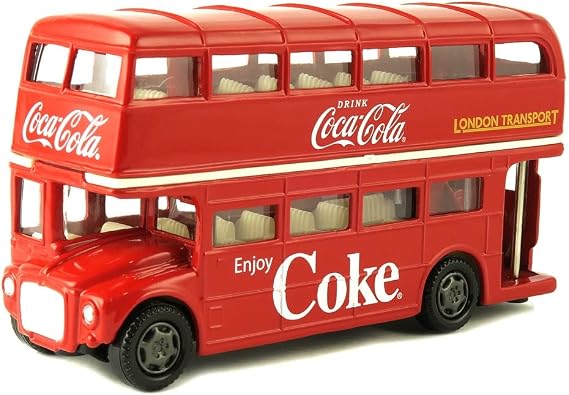 Coca-Cola 1/64 Routemaster London Double Decker Bus