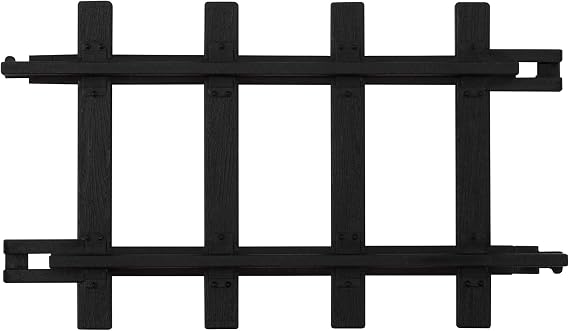 Lionel Ready-to-Play Straight Track Pack, 6-1/4, 12 pieces, Black