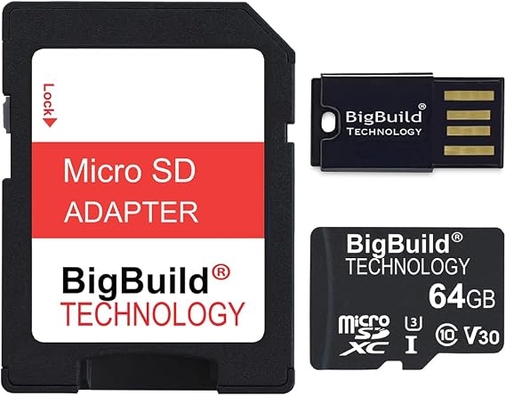 64GB Ultra Fast 100MB/s U3 microSDXC Memory Card for Samsung Galaxy A30/A30s, A31/A32, A40/A41, A42 Cell Phone