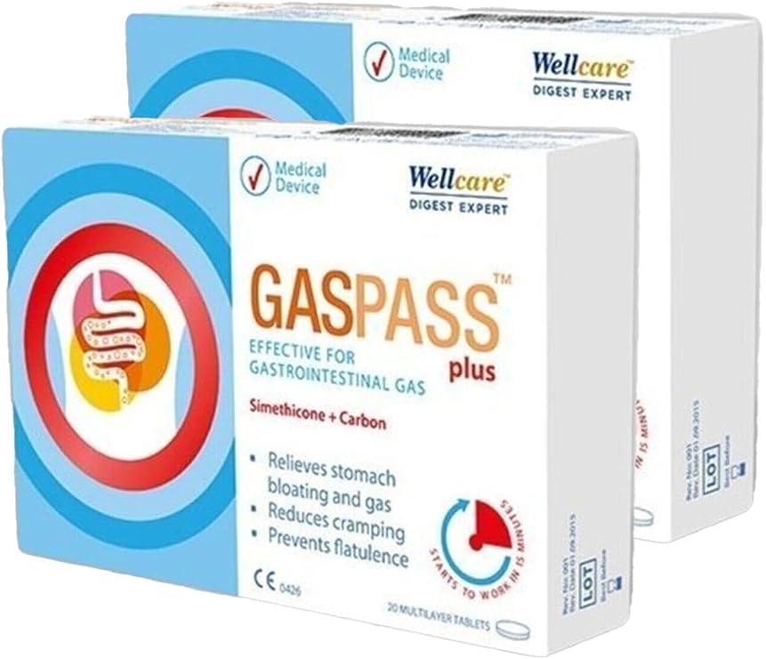Wellcare Gaspass Plus 20 Tablet 2 Adet 109548-2-2