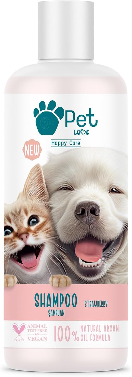 Pet Love Şampuan, Çilek, 500 Mililitre
