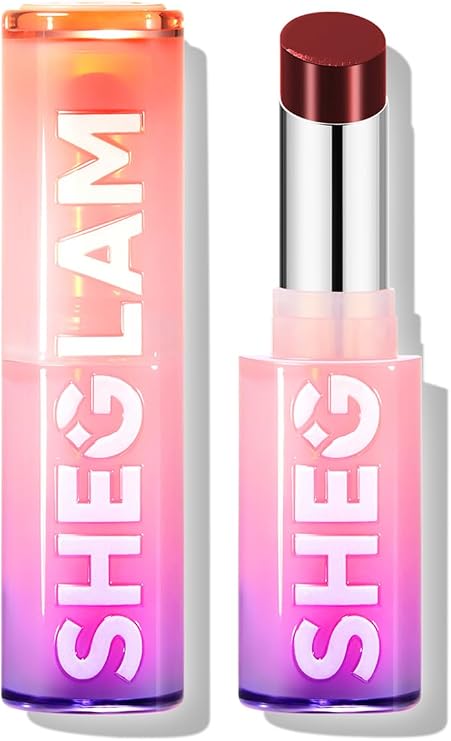 SHEGLAM Mirror Kiss High Shine High Gloss Lipstick Mirror Gloss with Moisturizing Oil - Vibe Check