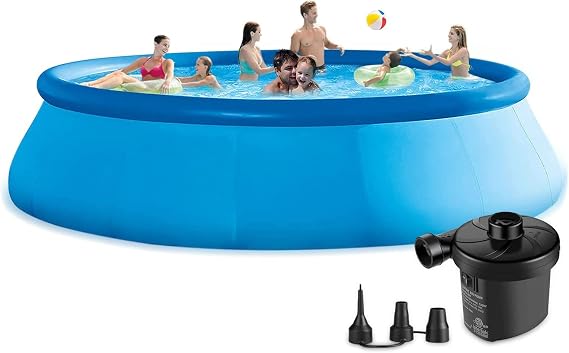 Above Ground Swimming Pools 12ft x 30in - Outdoor for Kids Pools for Backyard - Inflatable Swimming Pool Adult Big Pool