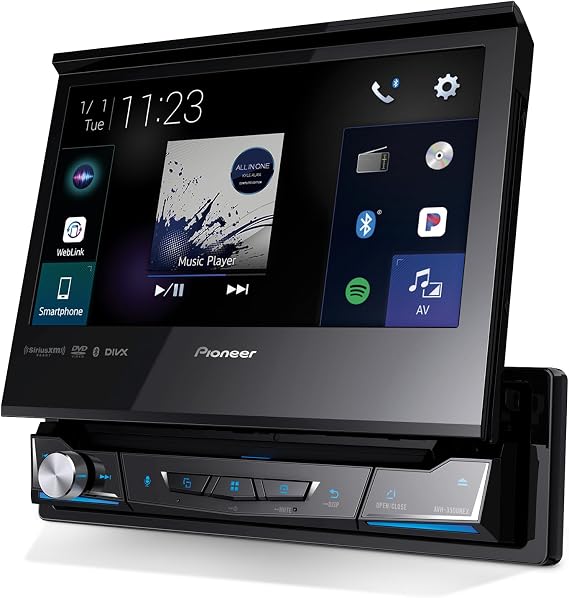 Pioneer AVH-3500NEX 7" Single Din Car Stereo | DVD Multimedia Receiver, Wired Apple CarPlay & Android Auto, Bluetooth, Backup Camera, HD Radio, SiriusXM, FLAC, Hi-Volt RCA