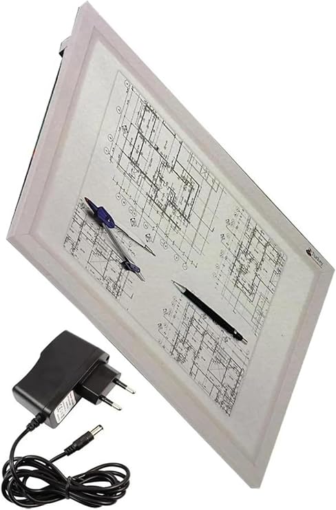 Led Işıklı Masa Üstü Çizim Masası 35x50 cm 1 Adet Teknik Proje Çizim Masası Masaüstü