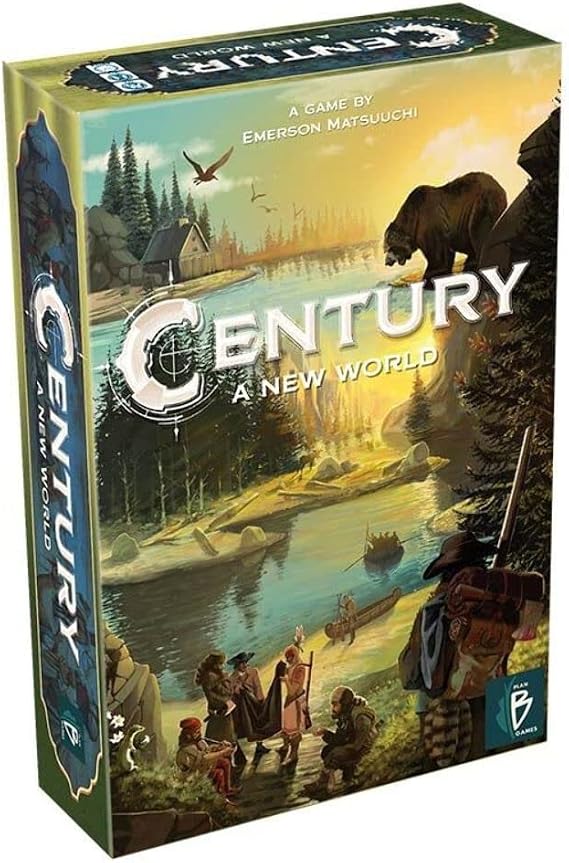 Century A New World Board Game - Explore the Americas in the Dawn of the 16th Century! Strategy Game for Kids & Adults, Ages 8+, 2-4 Players, 30-45 Minute Playtime, Made by Plan B Games