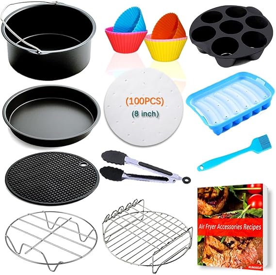 Phillips XL 8inch Air Fryer Accessories Fit 3.7QT-4.3QT
