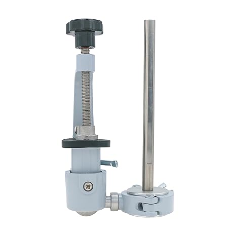 Typodont Teeth Model Training Mount, Desk-Clamp Dental Manikin Stand with Adjustable Ball Joint for Dental Education (Model NOT Included) Compatible Rod Diameter 10mm
