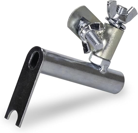 MARSHALLTOWN QLT Funny Trowel Handle Adapter, All-Angle Swivel Bracket | Turns Concrete Finishing Trowel Into a Small Fresno, Threaded Handles Sold Separately, 4826
