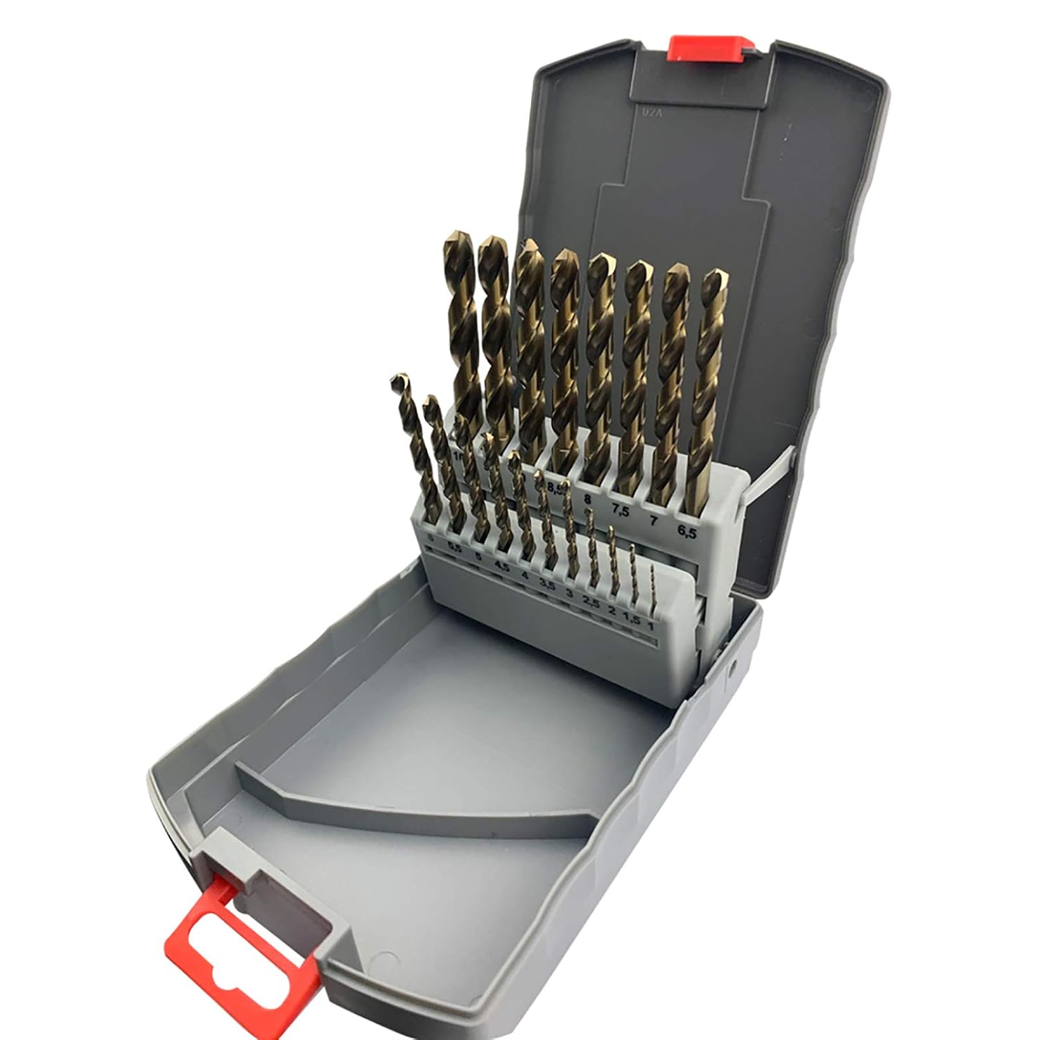NORTOOLS Drill Bit Sets 19 PCS M35 Cobalt 5% DIN338 Hss-G Metal Drill Set for Stainless Steel Alloy Steel 1.0-10mm x 0.5mm